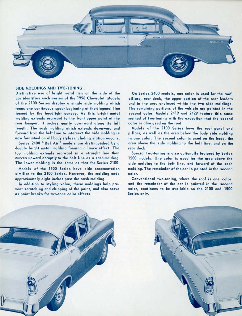 1956 Chevrolet Engineering Features Brochure Page 38